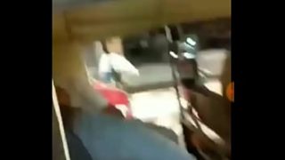 Horny Indian Bees Fucking in a Rickshaw