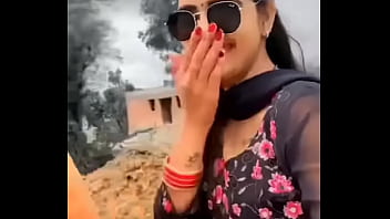 Desi bhabhi’s milk jugs bouncing up and down