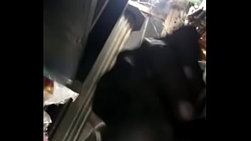 Tamil Nadu shopkeeper strokes his stiff cock behind the counter