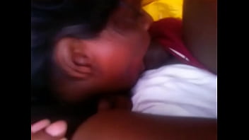 Tamil slut gets her face fucked in the open air
