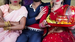 Indian Desi Karwa Chauth XXX: Hindi Hotwife Fuck Fest