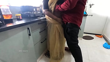 Naughty Tamil Maid Gets Ravished on the Kitchen Counter