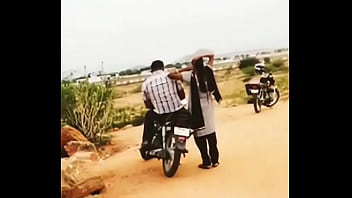 Tamil hottie grinding her tits against her boyfriend