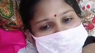 Aunty flaunts her massive tits in a bold Laad Bazar display