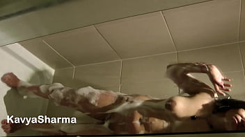 Desi Indian Gujarati Aunty Gets Filthy in the Tub: Squeezing Her Huge Tits and Fingering Her Wet Pussy – Full Hindi Audio
