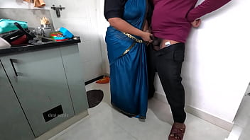 Sultry Tamil maid Sridevi strokes her boss’s throbbing cock