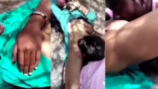 Desi couple’s wild outdoor sex tape