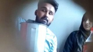 Desi hijabi slut gets her tits sucked and mouth fucked in a public eatery