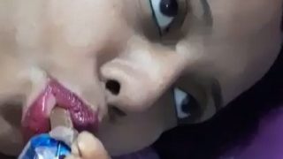 Desi Slut Naked: Chocolate-Fueled Sex Tape