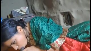 Desi woman passionately rides her bull’s massive cock in raw village sex video