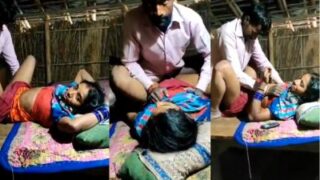 Devar Takes Bhabhi Hard While Hubby Watches in Steamy Desi Fuck Tape