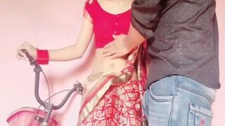 Man pounds his horny Indian maid’s tight pussy raw
