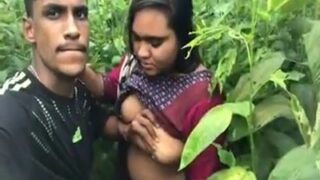 Savage Indian stud pounds a curvy whore in the wild outdoors