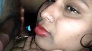 Slutty whore deepthroats a massive cock in leaked sex tape