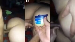 Tamil Aunty’s Asshole Pounded with Vaseline