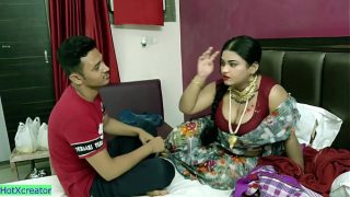 Lucky Indian Stud Ravishes His Gorgeous New Bride in a Steamy, Sensual Encounter