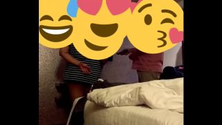 Desi housewife gets naughty with the cable guy, flashing her goods