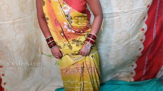 Sizzling Desi Wife’s First Time in a Sexy Saree with Real Hindi Moans