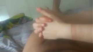 Desi dick stroking and cumming