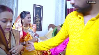 Desi Bhabhis Crave Their Dewar’s Thick Cock in a Wild Group Fuck Fest