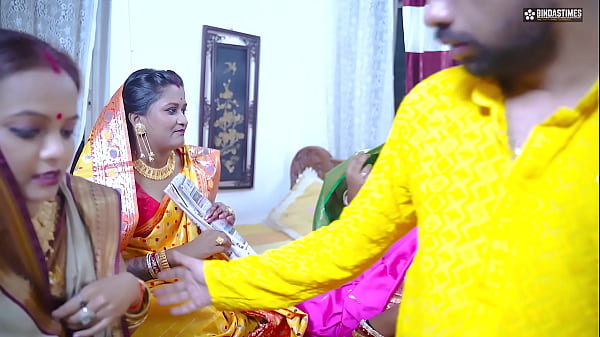 Desi Bhabhis Crave Their Dewar’s Thick Cock in a Wild Group Fuck Fest