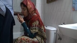 A veiled envoy services a British broadcaster in a Pakistani adult film