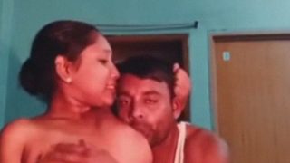 Bangladeshi Bhabhi’s Busty Strip Tease for Her Man