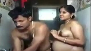 Bare and Pregnant: A Naughty Bath with My Wife in Patna