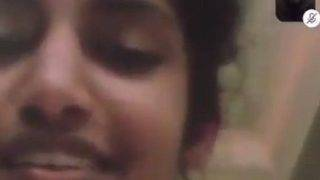 Desi college babe Nimasha strips down for a steamy solo session