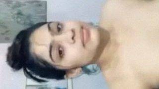 Desi Goddess Drenches Herself in a Steamy Shower Show