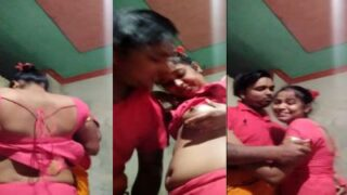 Lustful Brother-in-Law Gropes Sister-in-Law’s Breasts in Desi Affair