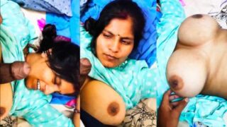 Mature seductress and her secret paramour indulge in steamy roleplay fantasy in a Hindi lover’s film