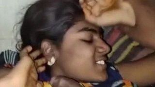 Shy Tamil beauty begs for darkness before taking you deep