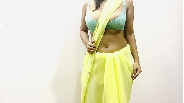 Trailer: Busty Indian Bhabhi Seduces in a Daring Yellow Saree
