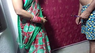 Auntie fucks her niece after giving her chocolate! Clear Hindi voice