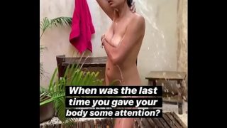 Sizzling Desi Beauty Takes a Steamy Outdoor Shower