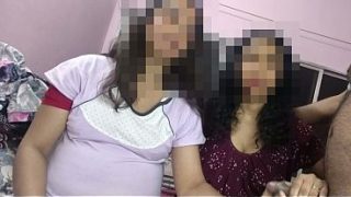 First time Bengali aunties had a threesome with their stepson