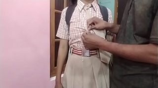 Desi Schoolgirl Takes a Massive Hard Cock Deep Inside