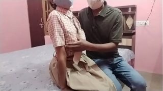Desi Schoolgirl’s Wild Outdoor Fuck with Hindi Moans
