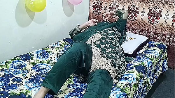 A seductive Indian housewife invites a young stud for a wild, rough fuck session with steamy Hindi moans