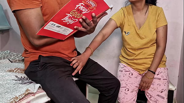 Schoolgirl fucks her tutor for good grades (Hindi audio)