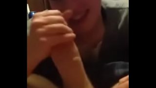 Sucking me off in my own home