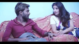 Stepson’s Rough Ride with His Indian Stepmom in Bed, Hindi Moans