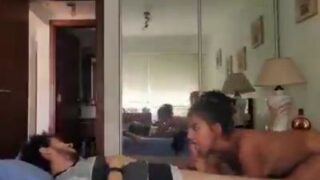 Young Delhi beauty delivers a sultry Indian mouth service