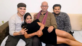 Indian Asian Desi Son and hi Girlfriend Sex Hardcore Four Some ,Three Some Haescore Foreplay and Fucking Video