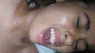 Busty teen with swollen nipples gets her tight asshole pounded