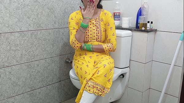 Desi Stepmom Gets Filthy with Stepson in the Bathroom – Hindi Moans
