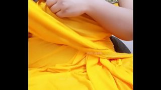 Sultry Tamil Sri Lankan Beauty Draped in a Saree