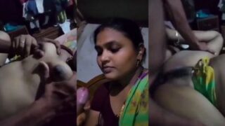 HD desi village couple fucking like horny animals in romantic style