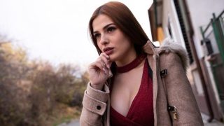 Naughty Italian Redhead Gets Caught in Her Crimson Panties